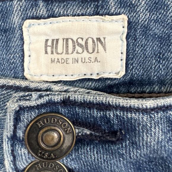Hudson Women’s Signature Boot Cut Jeans Low Rise  Raw Hem Size 29 - Picture 8 of 11